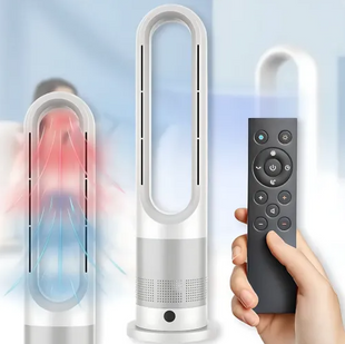Напольный безлопастной вентилятор-нагреватель Germatic AM-030JR 2в1, 1200 Вт, LED-дисплей 17381 фото