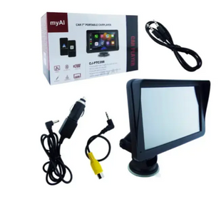 Автомобільний монітор LCD 7" Carplay CJ-PTC 208, багатофункційний екран 09063 фото