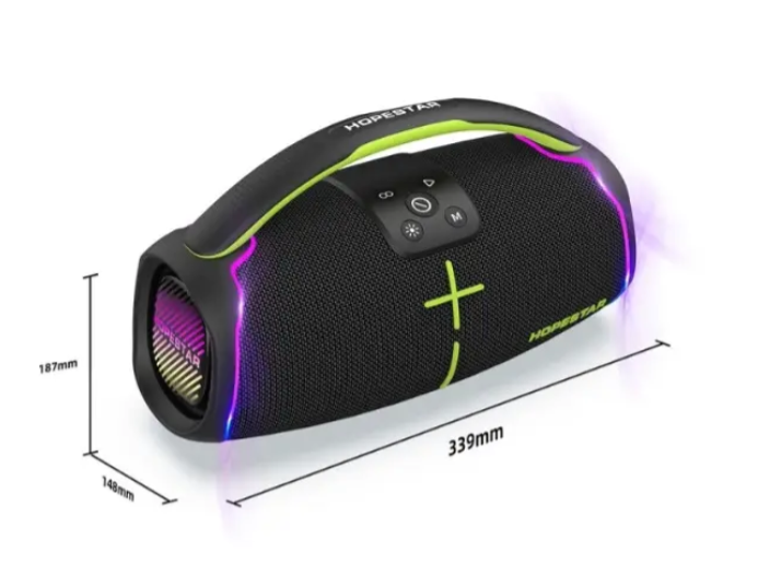 Портативная колонка Bluetooth HOPESTAR H61 50W, 6000mAh Черная 00553 фото