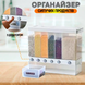 Контейнеры для круп с дозатором емкость для хранения сыпучих продуктов контейнеры для сыпучих материалов 00326 фото 5