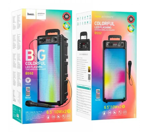 Портативная Bluetooth Колонка Караоке HOCO BS52 с Микрофоном 25939 фото