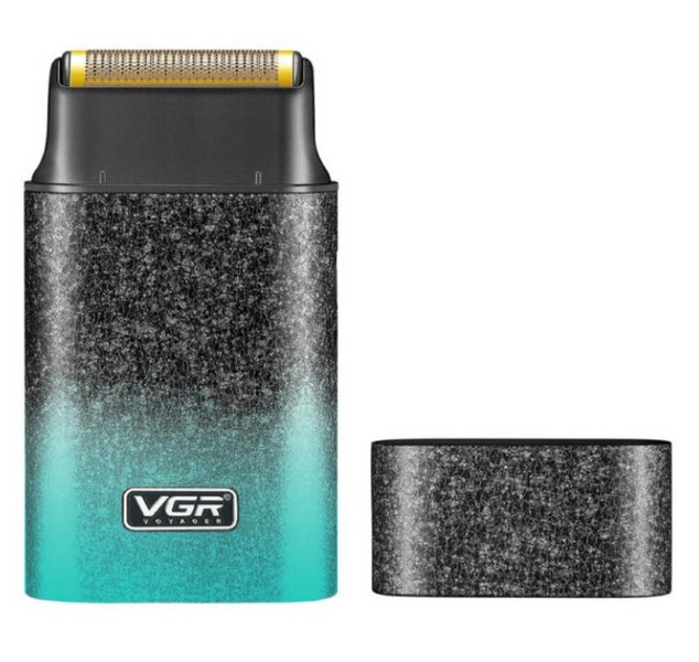 Бритва шейвер VGR V-326 GREEN, 4500RPM, LED-дисплей, вологозахист 07011 фото