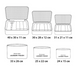 Дорожные органайзеры для путешествий Laundry Pouch 6 шт  06114 фото 14