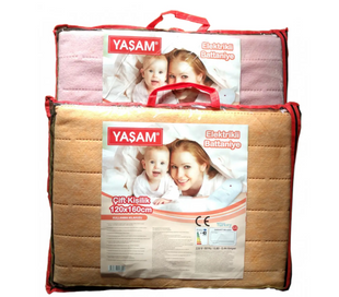 Электропростынь 120х160см, байка Yasam, разные цвета 03344 фото
