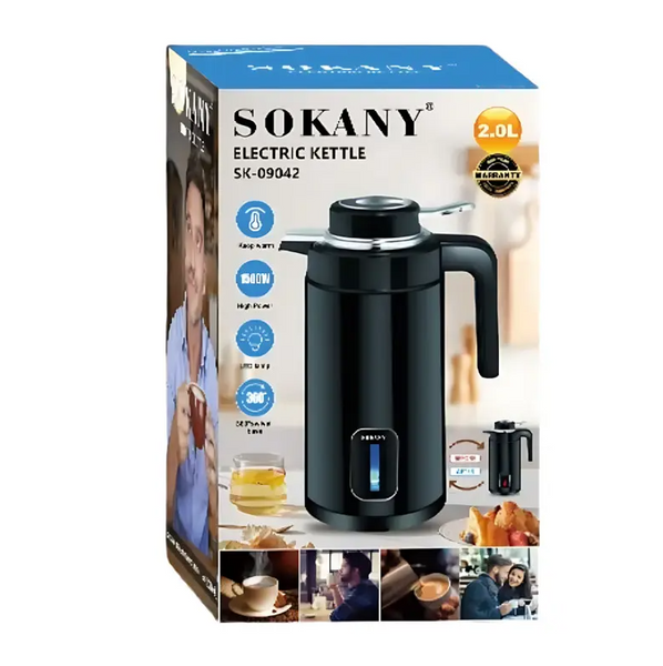 Электрочайник Sokany SK-09042 2л 1500Вт Черный 09042  фото