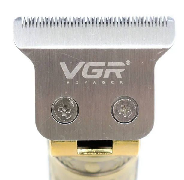 Акумуляторна машинка для стриження і 3 насадки, VGR V-085/Професійний тример для волосся й бороди 07897 фото