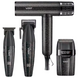 Набор для стрижки VGR 4 в 1 V-640 S4 BLACK, машинка для стрижки (clipper), триммер, электробритва (шейвер), фен 10632 фото 1
