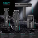 Набор для стрижки VGR 4 в 1 V-640 S4 BLACK, машинка для стрижки (clipper), триммер, электробритва (шейвер), фен 10632 фото 4