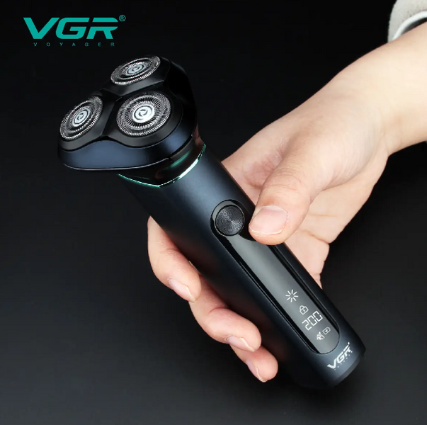 Аккумуляторная электробритва для бороды VGR V-310 машинка для бороды 20854 фото