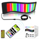 Гнучкий світлодіодний дисплей 133&times;19.2 см, RGB, Bluetooth, керування через телефон і пульт 10416 фото 1