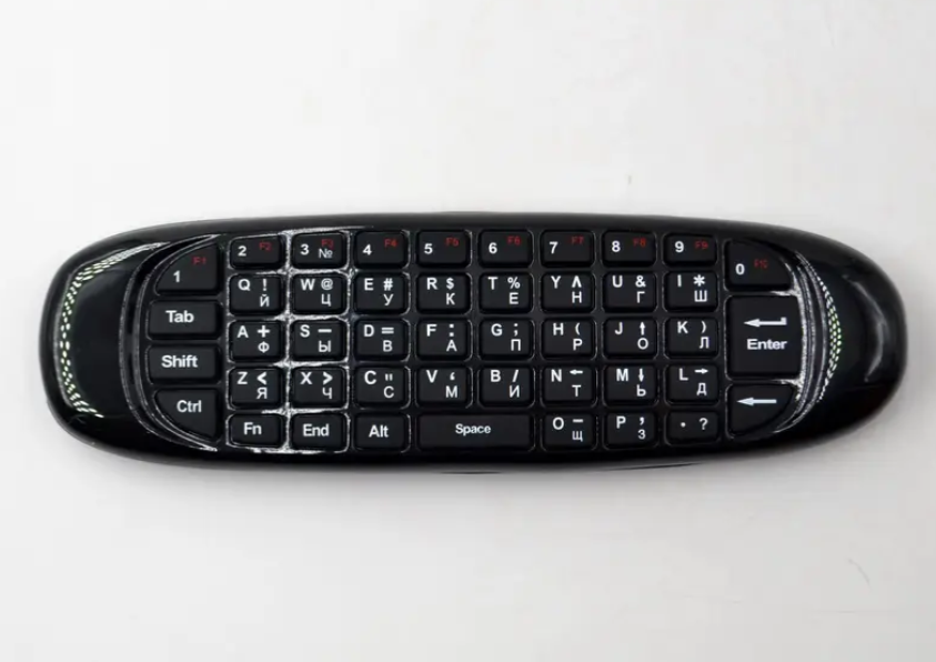 Клавиатура пульт KEYBOARD + Air mouse, Пульт-мышь с клавиатурой, Беспроводная мини клавиатура 04710 фото
