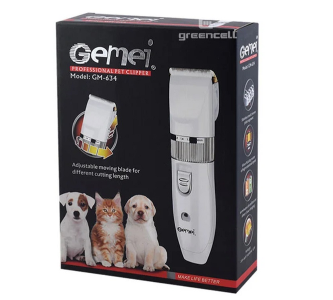Машинка для стрижки животных Gemei GM 634 USB 63634 фото