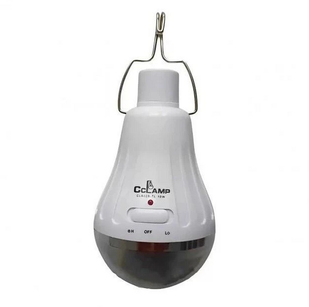 Портативная светодиодная лампа с солнечной панелью Solar Light CL-028 7L лампочка с крючком 03449 фото