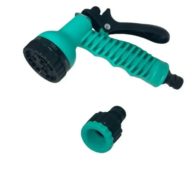 Поливальний розтягувальний шланг EXPANDABLE GARDEN HOSE K-50FT (15 м) з розпилювачем і перехідником 17117 фото