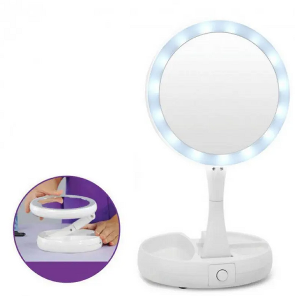 Косметичне дзеркало з Led підсвічуванням My Fold Away 25935 фото