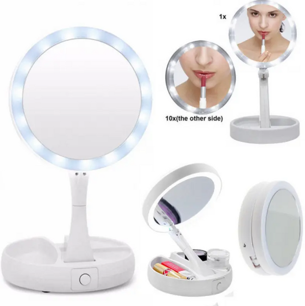Косметичне дзеркало з Led підсвічуванням My Fold Away 25935 фото