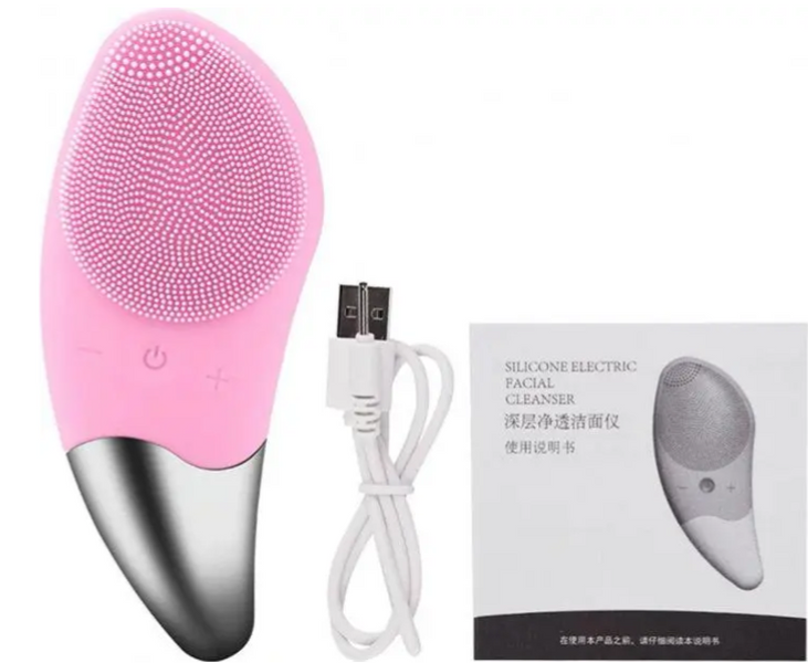 Щітка для очищення і масажу обличчя Sonic Facial Brush 64028 фото