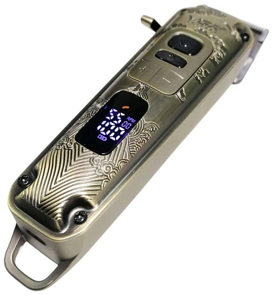 Аккумуляторная машинка для стрижки волос с дисплеем VGR V-005&nbsp;Машинка для стрижки и окантовки бороды 57586 фото