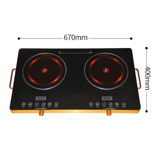 Електроплита на 2 конфорки Domotec MS 5881 інфрачервона 05881 фото
