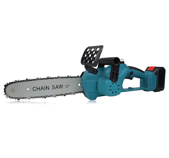 Аккумуляторная цепная пила Chain Saw 12 , 2 аккумулятора / Электропилы для обрезки деревьев / Электропила 08485 фото
