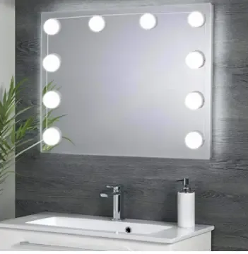 Світлодіодна USB LED-підсвітка для дзеркал Vanity Mirror Lights 10 ламп із 3 режимами світіння 62026 фото