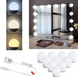 Світлодіодна USB LED-підсвітка для дзеркал Vanity Mirror Lights 10 ламп із 3 режимами світіння 62026 фото 1