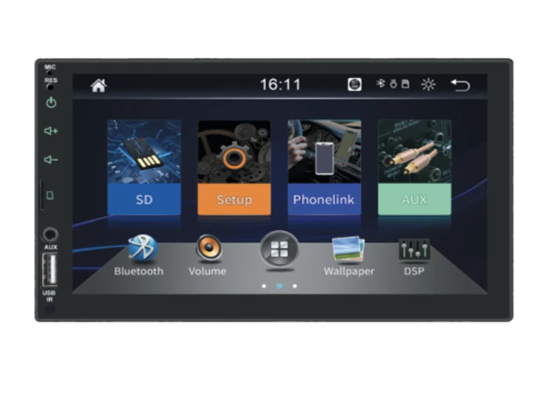 Автомобільна магнітола 2DIN 7023A, Android, 8-дюймовий сенсорний екран, 2GB RAM, 32GB пам'яті 07446 фото