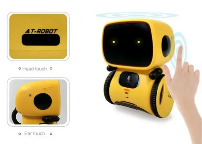 Робот іграшка інтерактивна з голосовим керуванням Smart Robot реагує на голос і торкання 02127 фото