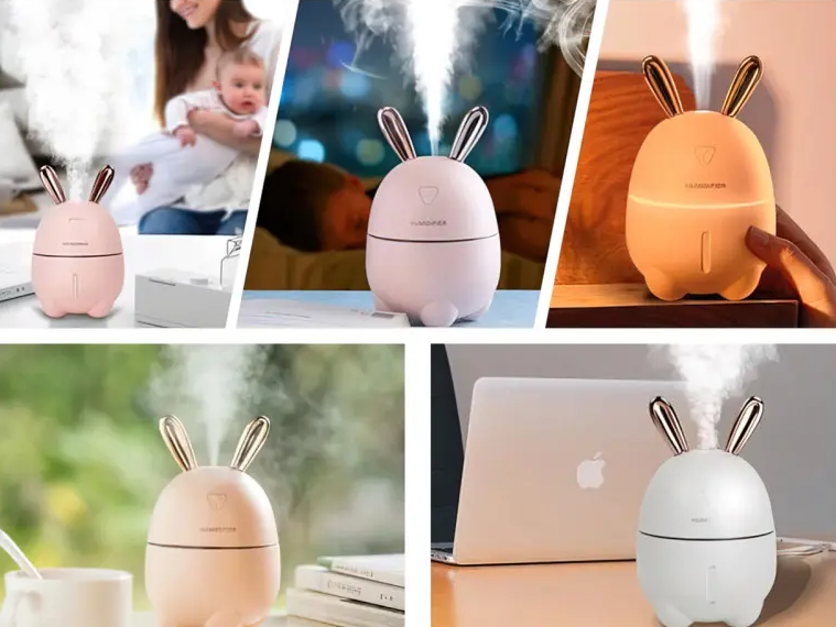 Зволожувач повітря та нічник 2 у 1 Humidifiers Rabbit 03941 фото