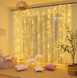 Гирлянда (Штора) 3M*2M 200 led WW-9 Теплый Белая  на медной проволоке 07908 фото 1