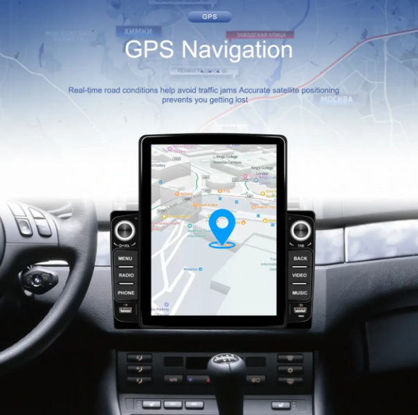 Автомагнітола Tesla Style 9582A 2din 9.5" GPS 2/16 GB Android 12 Black 10285 фото