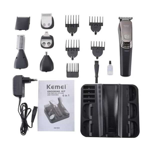 Машинка для стриження Kemei LFQ-KM-5900 6 в 1, тример 59006 фото