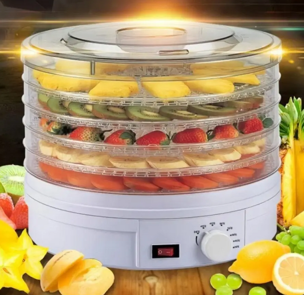 Сушилка для овочів і фруктів Zepline 029 електрична 800W 5 секцій. 24959 фото