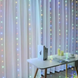 Розумна гірлянда штора USB управління через телефон-пульт APP Bluetooth RGB 200LED 3x2м від павербанка 16901 фото 6