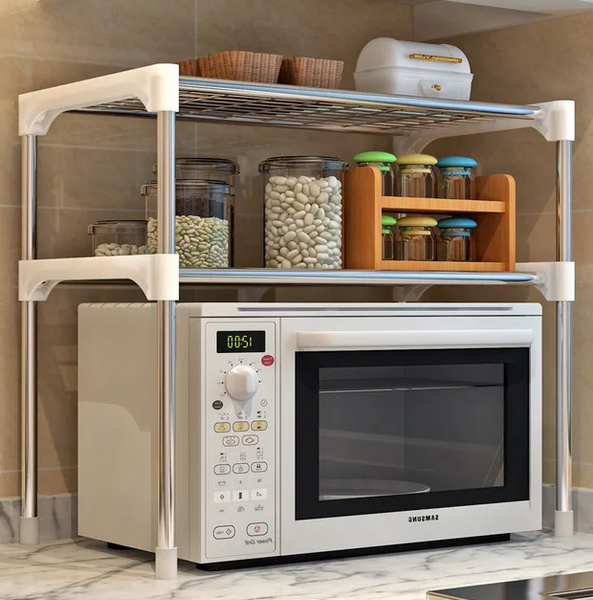 Полиця органайзер для мікрохвильової печі Multifunctional storage rack 04157 фото