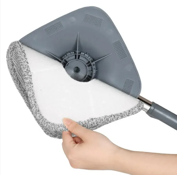 Швабра с бесконтактным отжимом и ведром 5,8л Square Spin Mop 13058 фото