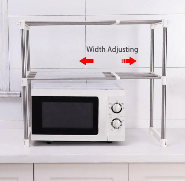 Полиця органайзер для мікрохвильової печі Multifunctional storage rack 04157 фото