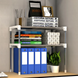 Полиця органайзер для мікрохвильової печі Multifunctional storage rack 04157 фото 7