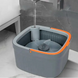 Швабра с бесконтактным отжимом и ведром 5,8л Square Spin Mop 13058 фото 13