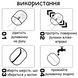Щетка-перчатка электростатическая для чистки одежды и ковров от шерсти и волос | Перчатка для уборки шерсти 08978 фото 6