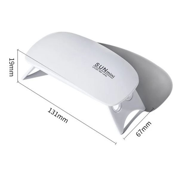 Лампа для маникюра UV/LED SUN Mini 6W, профессиональная лампа для сушки гель лака 04441 фото