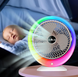 Настольный вентилятор с подсветкой Mini fan VU-04 &bull; Мини вентилятор с батареей 1200 мАч, LED подсветкой и 3 режимами обдува 17134 фото 2