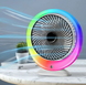 Настольный вентилятор с подсветкой Mini fan VU-04 &bull; Мини вентилятор с батареей 1200 мАч, LED подсветкой и 3 режимами обдува 17134 фото 3