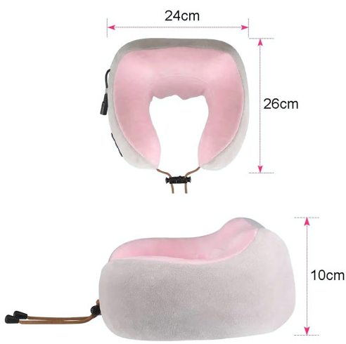 Масажна подушка для шиї U-shaped massage pillow 64018 фото