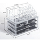 Акриловый настольный органайзер для косметики Cosmetic Organizer Makeup Container Storage Box 4 Drawer 03141 фото 3