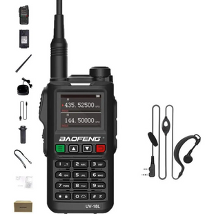 Портативна рація EL-BaofengUV18L(Earphone)BLACK 01810 фото