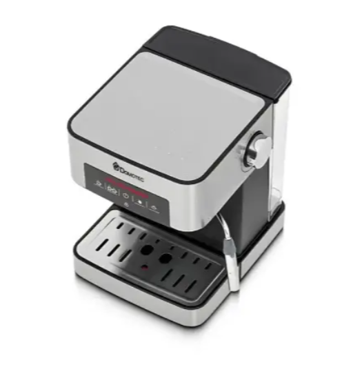 Электрическая кофеварка Domotec MS-136, 850Вт. Рожковая кофе машинка, размер резервуара для воды 1.6 л. 09845 фото