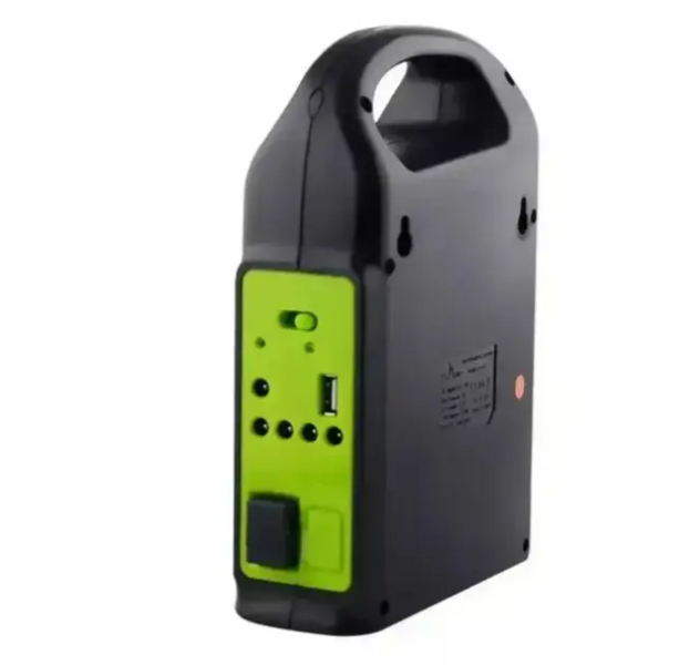 Фонарь CL-02 Power Bank с солнечной панелью + лампочки 3 шт 00761 фото
