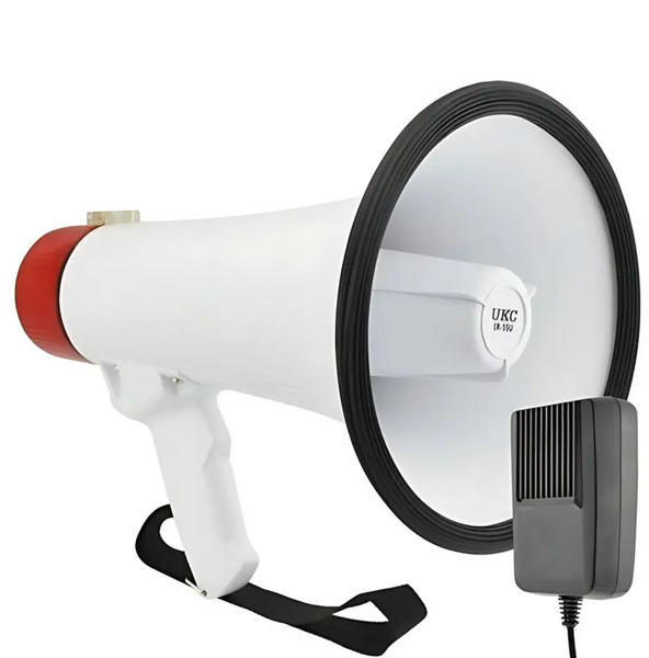 Мегафон громкоговоритель рупор ручной  MEGAPHONE ER-55 12v UKC 05076 фото