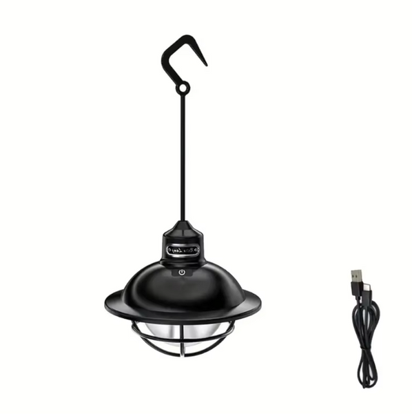 Лампа-фонарь подвесная SSP-10/LY13 / Аккумуляторный ретро LED-светильник / Лампа для кемпинга с USB-зарядкой 17830 фото